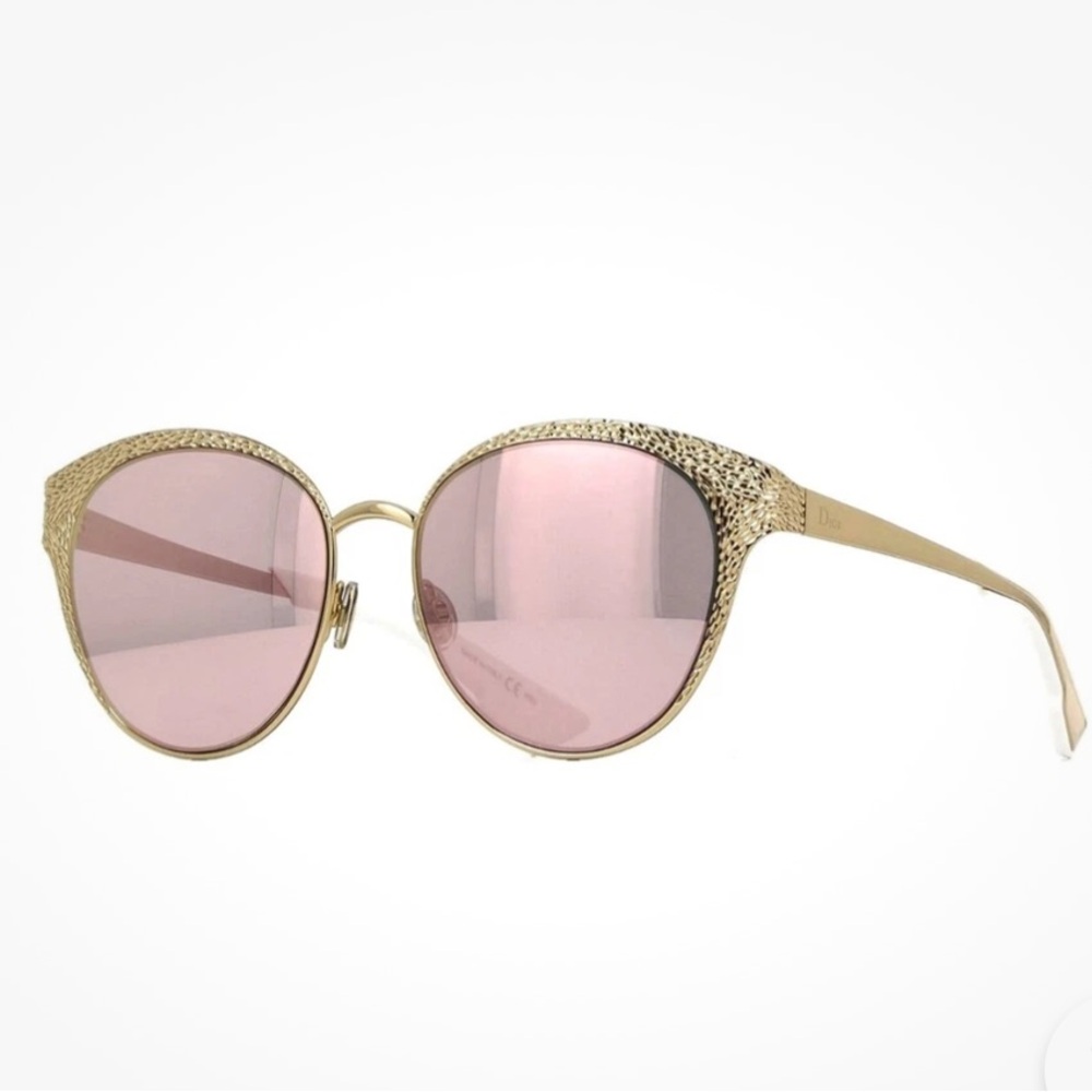 Christian Dior Unique Limited Additon DDBKY Gold/ Mirror Lens Sunglasses